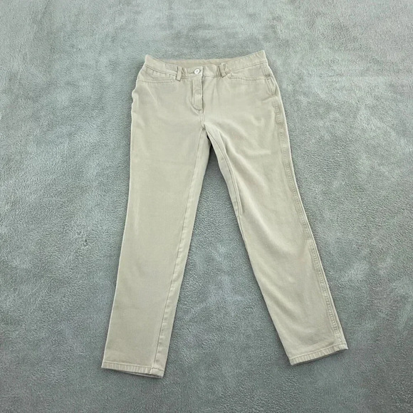 Chicos So Slimming Khaki Pants Size 00 (XS) Cotton/Rayon/Spandex Womens 4173 - Picture 1 of 9